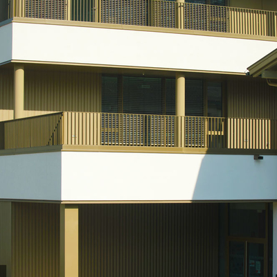 Perforated facade sheets - Meander profile | Perfora.sk