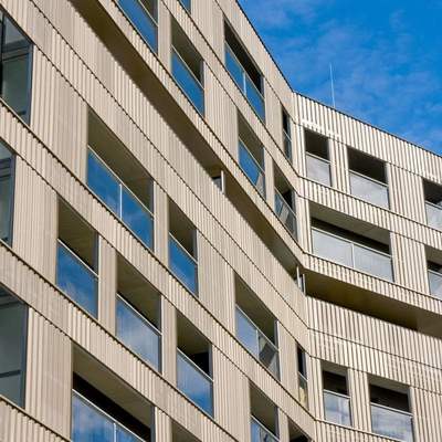 Perforated facade sheets - Meander profile | Perfora.sk